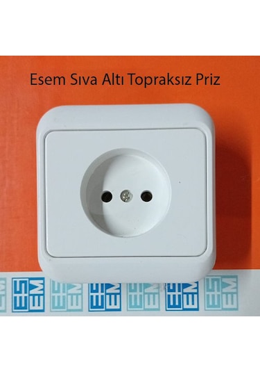 Esem Sıva Altı Topraksız Priz