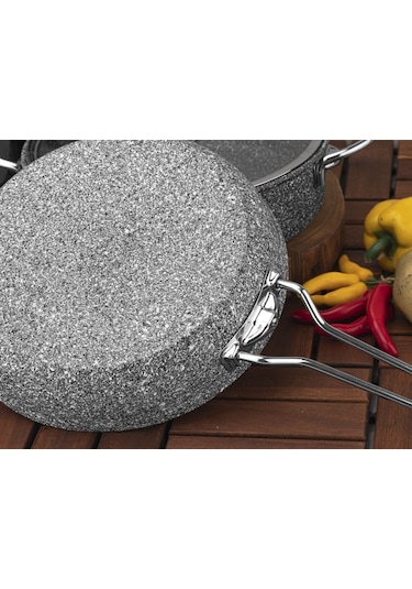 Taç Ultra Klasik 2'Li Granit Tencere & Tava Seti