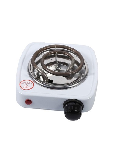 Dr Elektrikli Soba, Elektrikli Tek Brülör Ocak Brülörü Bej Altın - Gümüş