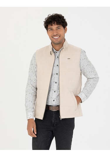 Pierre Cardin Erkek Bej Deri Mont-kaban 50280296-591 Bej
