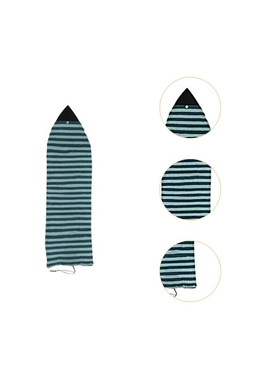 Suntek Sörf Tutkunları İçin Tahtası Çorap Kılıfı Yeşil Şerit Yeşil