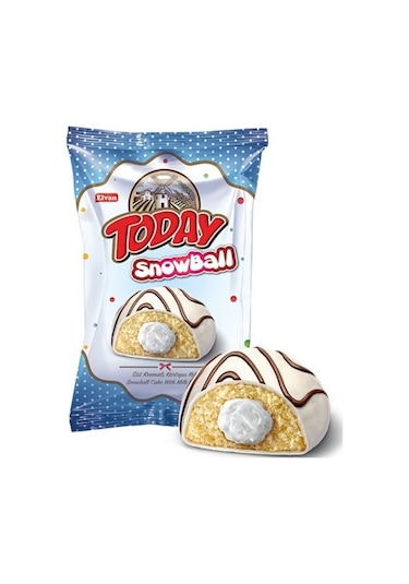 Today Snowball Sütlü Kek 35 Gr. 24 Adet (1 Kutu)