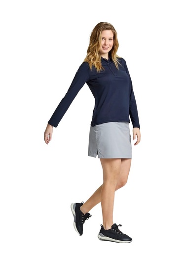 Slam Slam Tech Ws Skort Kadın Gri Etek W05 Gri