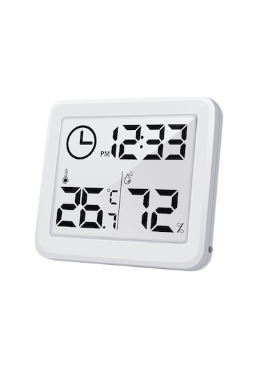 Youtek Dijital Odalar İçin Mini Nem Ve Sıcaklık Ölçer -10 C/70 C, 20%/99% Rh Pil İle Teslim Edilir