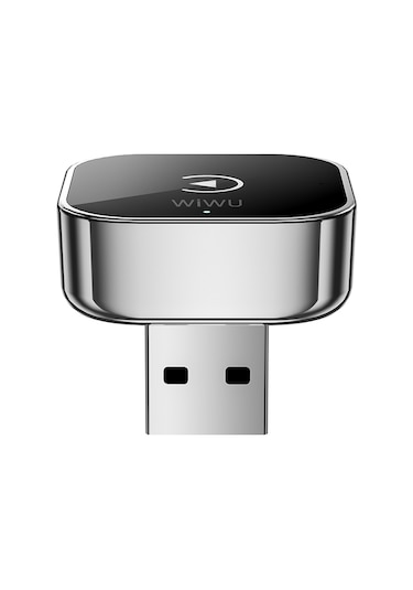 Wiwu Wi-cp003 2in1 Carplay Usb Wireless Transmitter Adaptör Gümüş