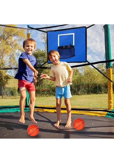 Mini Basketballs İle Trambolin Basketbol Potası Trambolin