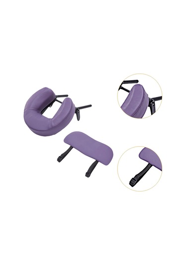 Suntek Salon Spa Ev Için Masaj Masası Yüz Beşiği Ve Mor