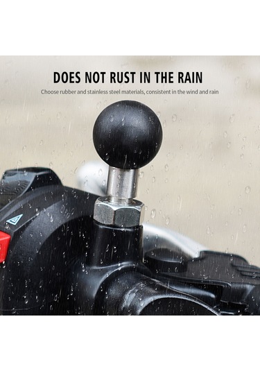 Springsun Motorsiklet Geribakış Aynası Bağlantı Parçası - Paslanmaz Çelik M8/m10 Somun Topu, Telefon Tutucu Ve Spor Kamera Sabitleme Uygulaması