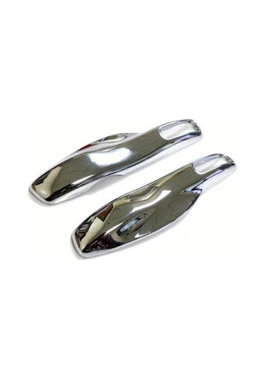 Userfriendly11 Porsche Cayenne Panamera Macan 911 Premium Gümüş Krom 2 Adet Anahtarlık Kılıfı Abs Reçine