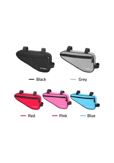 Padalink Ya409 Bisiklet Üçgen Çantası - Çok Renk Seçeneği, Hafif Ve Dayanıklı Polyester Malzeme Siyah