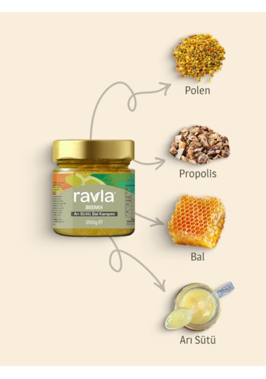 Ravla Beemix Arı Sütlü Bal Karışımı - 250g
