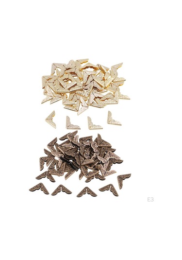 Altın Scrapbooking Albüm Dosya Klasörü İçin 50 Kitap Köşesi