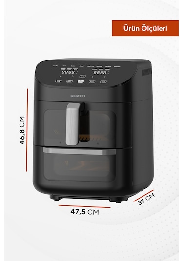 Kumtel Fastfryer HAF-11 Çift Hazneli Hava Fritözü
