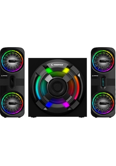 Rampage RMS-311 Shard 2 1 80W Rgb Işıklı Speaker Siyah