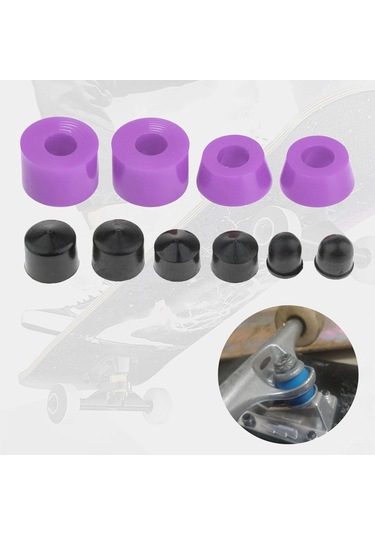 Homyl Açık Için Kaykay Kamyon Burç Kiti Amortisörler Yumuşak Mor Mor Çok Renkli