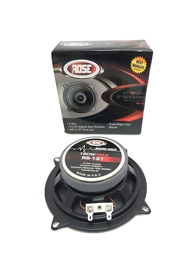 Rose 13Cm 150Watt Tweeterli Hoparlör - 1Adet