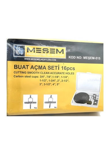 Meşem 16 Parça Buat Açma Seti