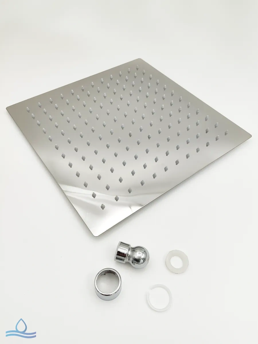 Santehvill' Paslanmaz Çelik Üst Duş Başlığı 30 Cm Tropikal 305705745 Krom