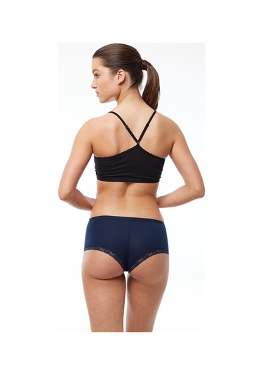 Malabadi Kadın Lacivert 6 Lı Paket Geniş Kenarlı Dantelli Modal Külot 1908 Lacivert