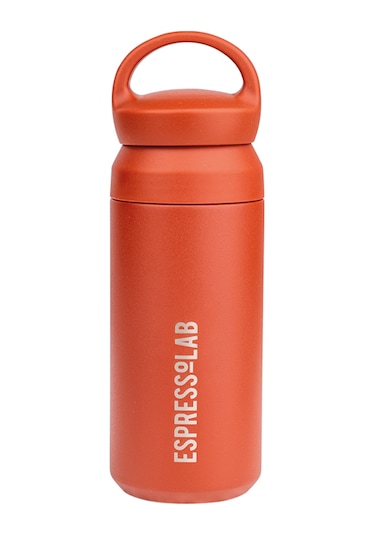 Paslanmaz Çelik Tutacaklı Kırmızı Termos 350 ML No:34