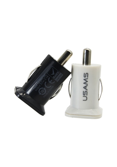 Usams 3.1A Mini Çift Girişli 12V Araç Şarj Başlık