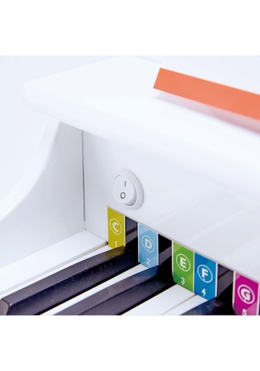Hape Deluxe Grand Elektronik Piyano - Beyaz