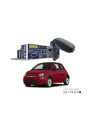 Fiat 500 Araca Özel Kol Dayama Kolçak 2015+ Uyumlu