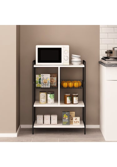 DALİA TEL SEPETLİ ÇOK AMAÇLI MUTFAK DOLABI