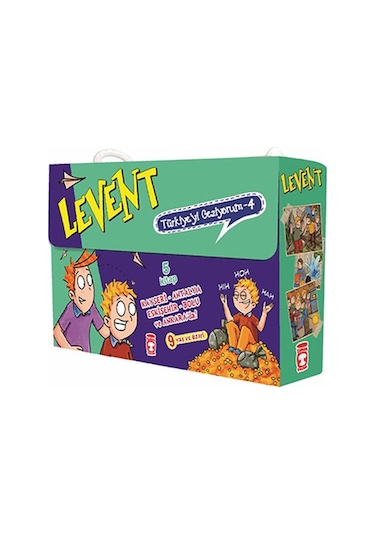 Levent Türkiyeyi Geziyorum 4 Set  - 5 Kitap Takım - Mustafa Orakçı - Timaş Çocuk