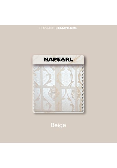 Bej 1 Pc Napearl Moda Avrupa Tarzı Tül Perdeler Yüksek Kaliteli Yumuşak Tül Perdeler Oturma Odası Yatak Odası Ev Dekor İçin W150cm X L200cm Bej