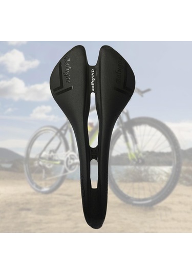 Suntek Hafif Bisiklet Selesi 280x143mm Demiryolu Yolu/mtb Siyah