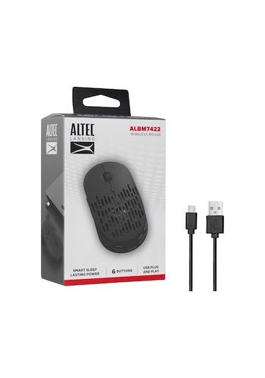 Altec Lansing ALBM7422 Şarj Edilebilir 1600 Dpi Optik Kablosuz Mouse