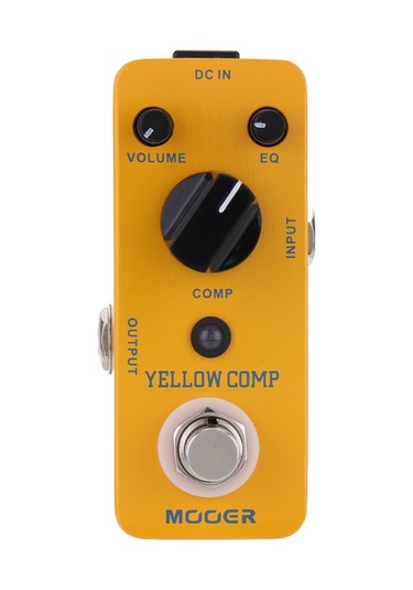 Mooer Elektro Gitar True Bypass İçin Mooer Sarı Comp Mikro Sarı