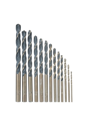 Hallow Yüksek Hızlı Çelik Matkap Ucu Sert Metal Hss 13 Adet