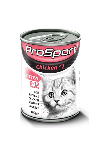 Prosport Chunk Tavuk Etli Yavru Kedi Konserve Mama 400 G