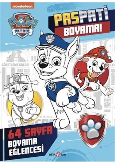 Paw Patrol Paspati Boyama Kitabı