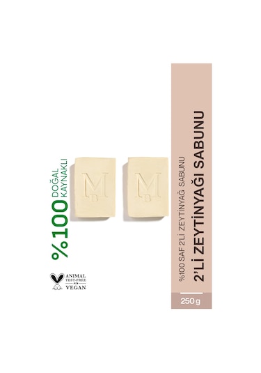 Misbahçe Zeytinyağ Sabunu 2x250 Gr