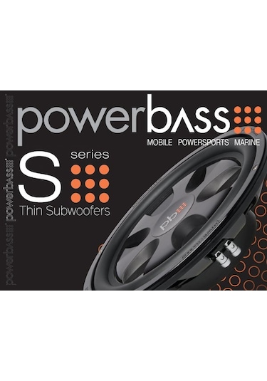 S-12t Powerbass St Serisi 30 Cm Slim Subwoofer