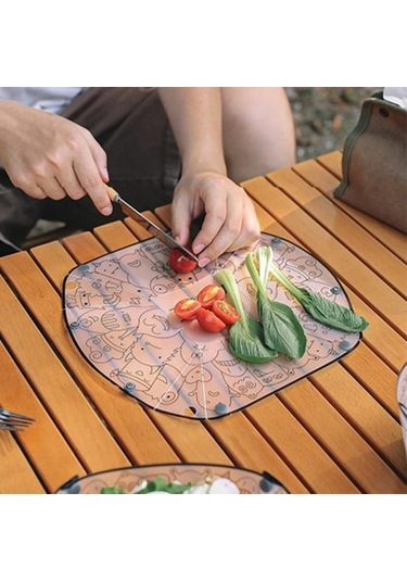 Katlanabilir Kase Plakası Gıda Sınıfı Bpa İçermeyen Isıya Dayanıklı Ultra Hafif Katlanır Sofra Kamp Aksesuarları A Çok Renkli