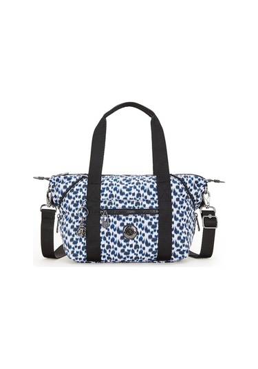 Kıplıng Art Mini Küçük Boy Omuz Çantası Ayarlanabilir Uzun Askısı İle Desenli Curıous Leopard Çok Renkli