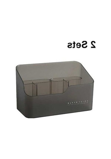 Tongxida Bosphorusboutique Siyah Sıralama Ruj Rafı Masaüstü Küçük Kozmetik Eu Dolap 2+1 Aynalı Depolama Sistemi Diğer