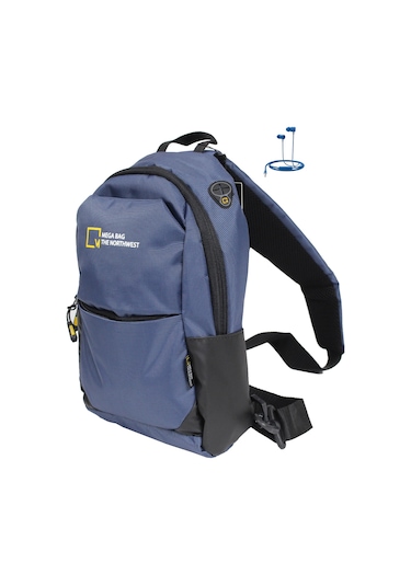 M 1005 Mega Bag Unisex Göğüs Çapraz Çanta, Body Bag Lacivert