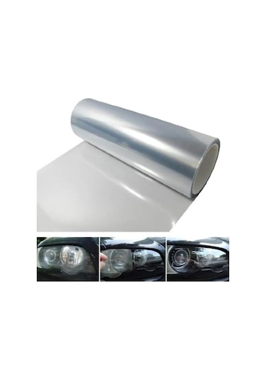 Bukalemun Far Stop Filmi 30 Cm X 1 Mt Transparan Beyaz Bkl-fs-tr