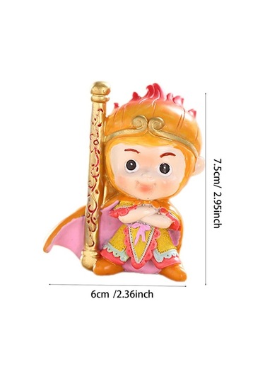 Pazly Suntek Mor-pembe-pelerin Maymun Koridor Karikatür Heykeli Qv