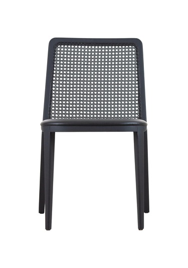 Martha Hazeranlı Ahşap Sandalye Siyah