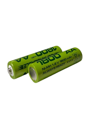 Aa Sıze 1800 Mah Ni-mh Şarjlı Pil Micron 4 Adet 1800 Mah Gerçek Kapasite