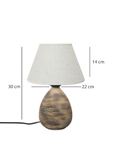 Homing Paris Seramik Abajur 241893 Krem