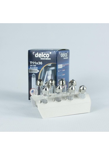 Delco U.s.a Sofit Ampul 36mm 24 Volt 10w T11x36 Halogen 10 Adet