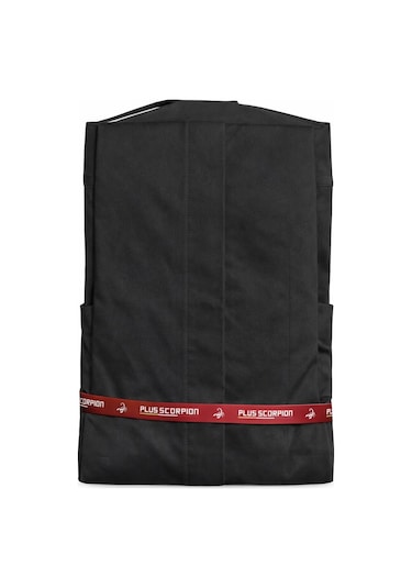 Plus Scorpion Erkek Pamuk Saten Gömlek Regular Fit, Klasik Yaka, Düz Model Siyah