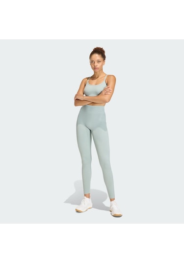 Adidas Workout Essentials Tam Boy Kadın Tayt Ke5843 Yeşil